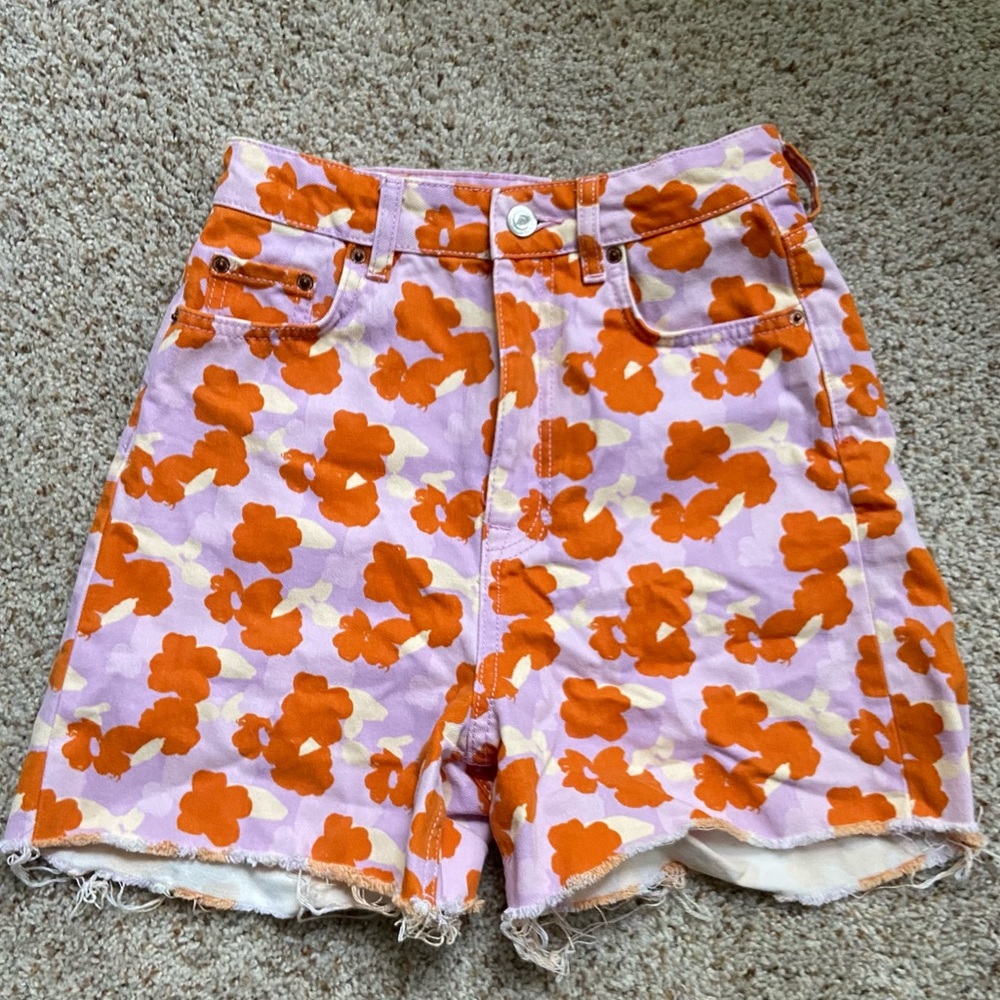 Zara denim shorts